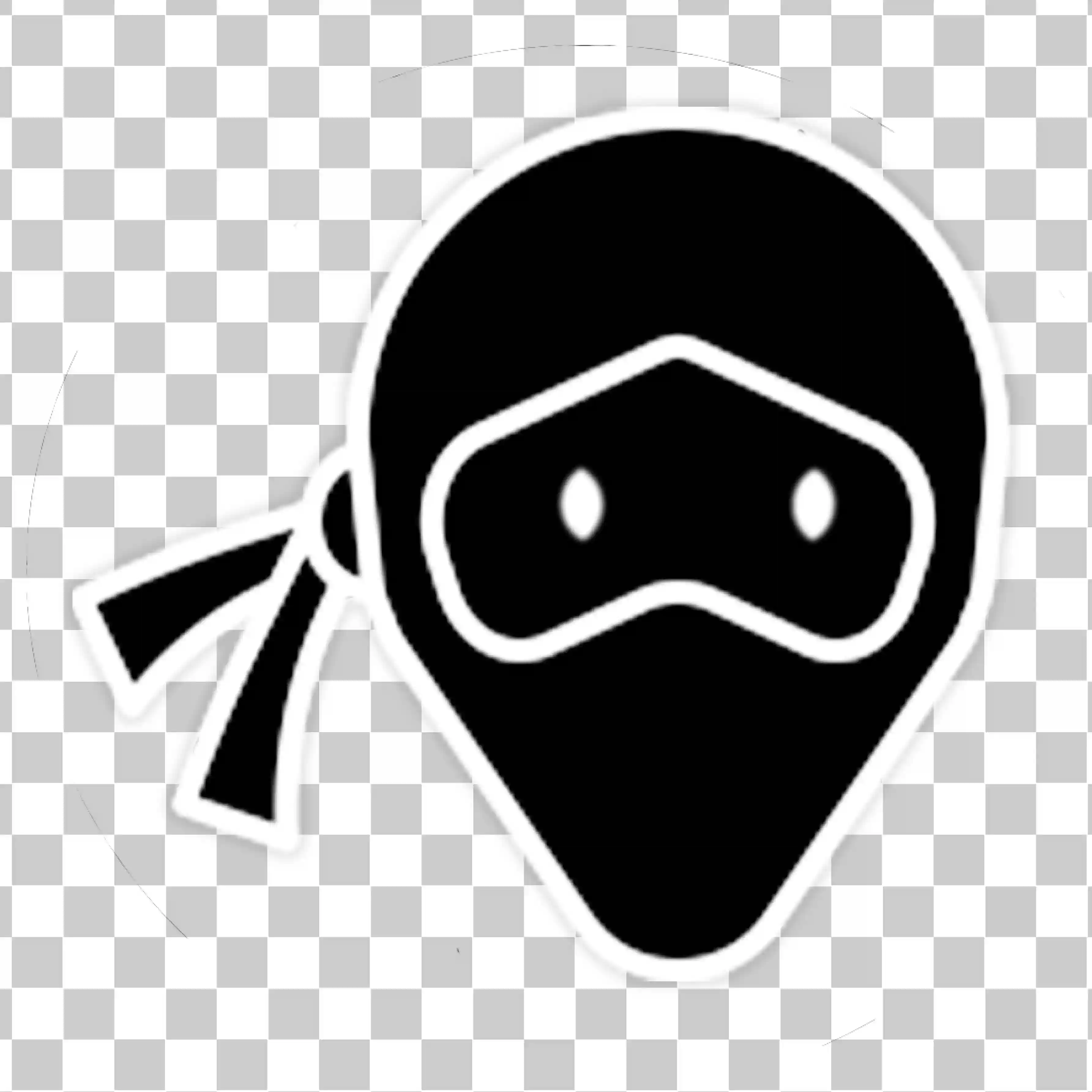 Ninja Black Png - Ninja Face, Masque, Graphiques du logo et du web ninja, 