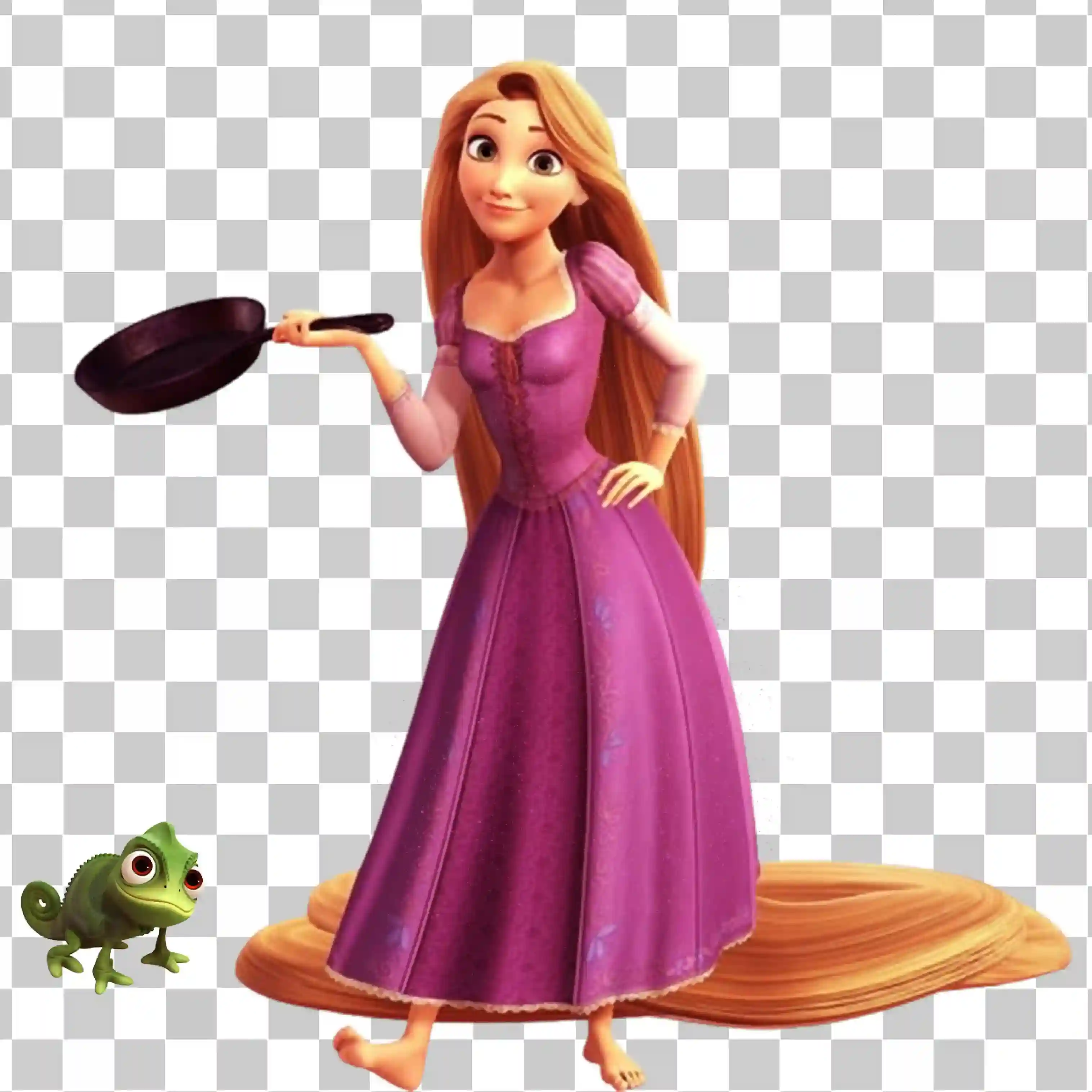 Rapunzel de Disney (enredado) - Hermosa princesa con cabello largo, Descargar PNG, 