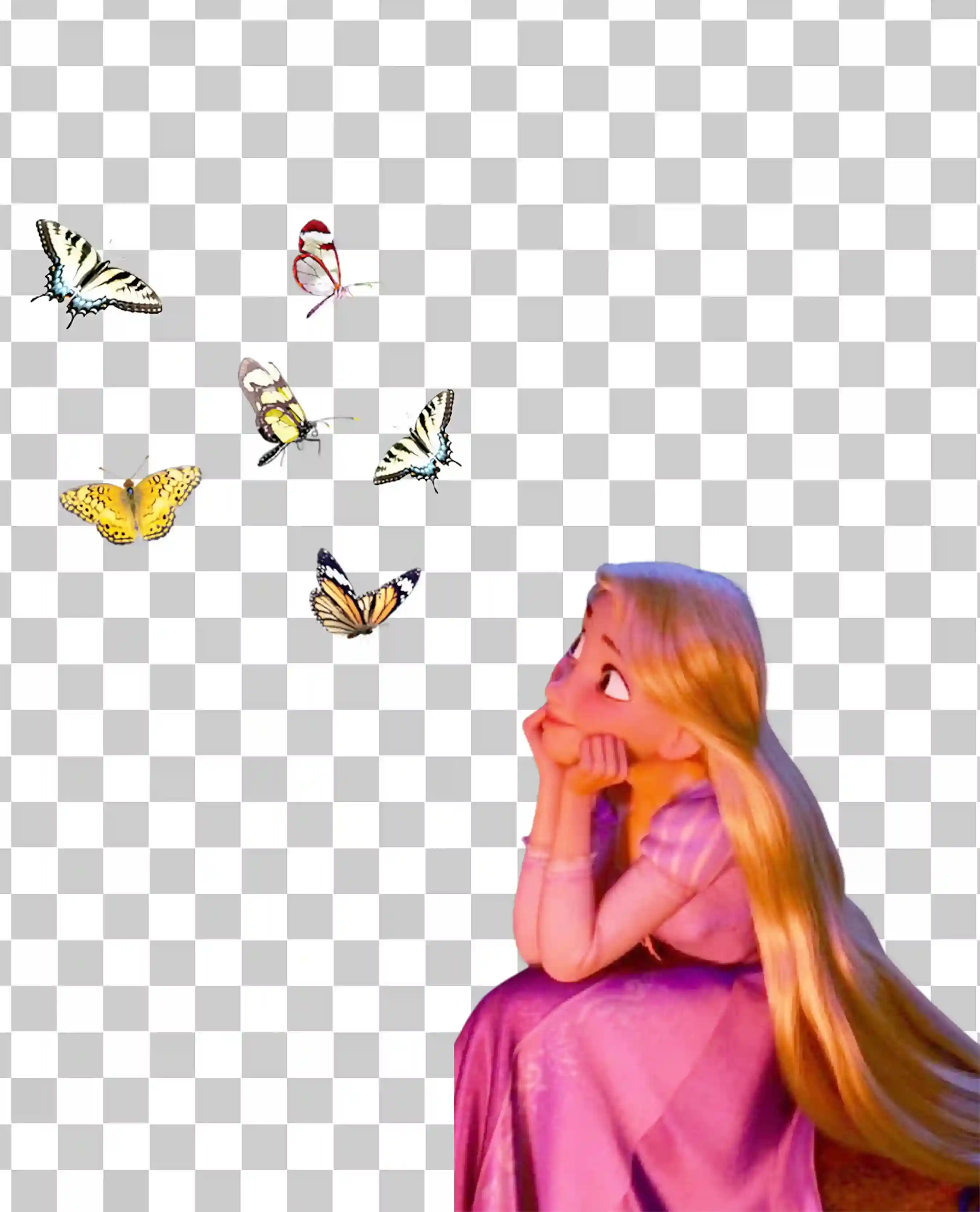 Raiponce (Tangled) - Princesse Disney aux cheveux longs, Raiponce PNG et dessin animé, 
