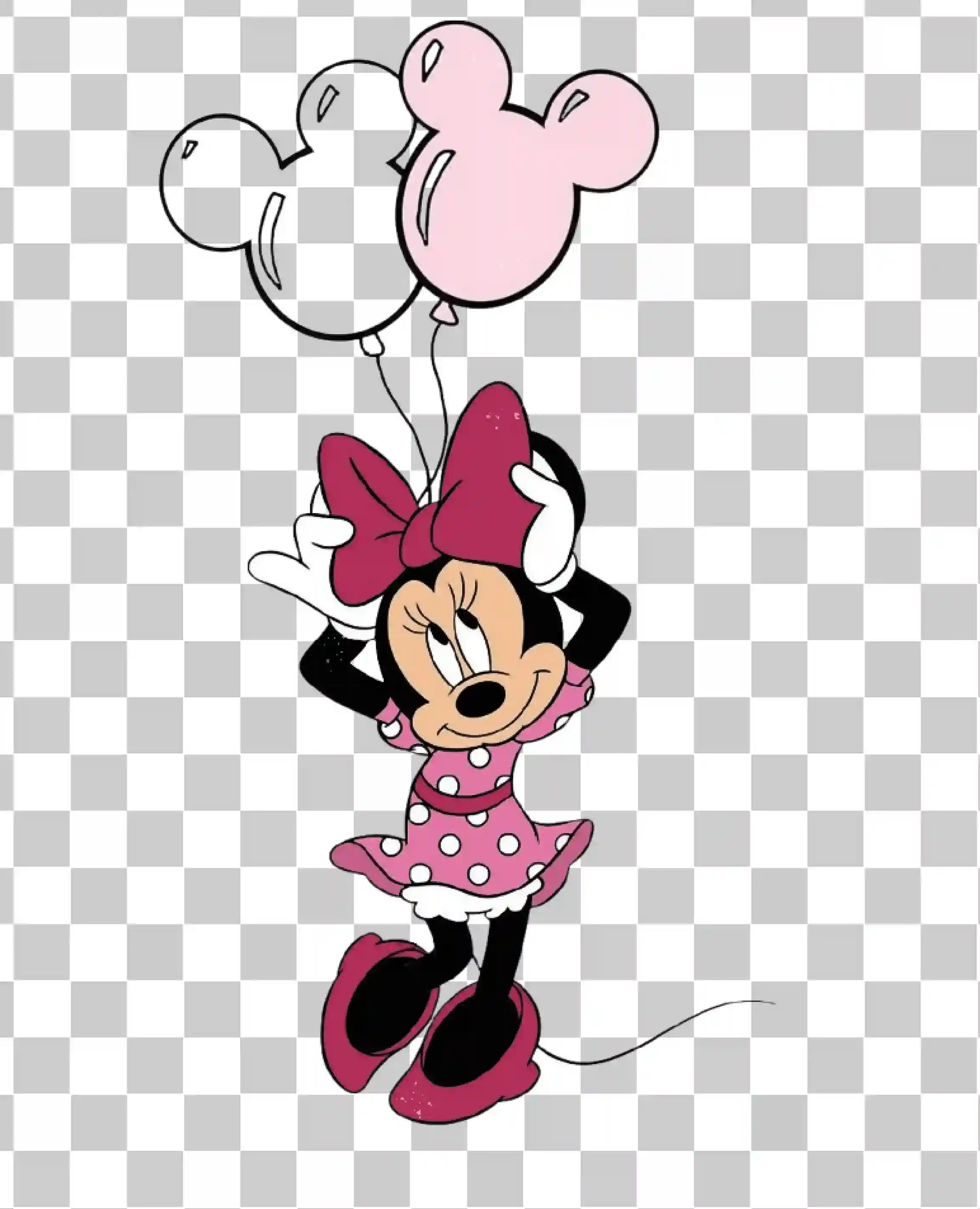 Myszka Minnie, Mysz Baby Minnie, Kreskówka, Balony myszy PNG i Minnie, różowy, 