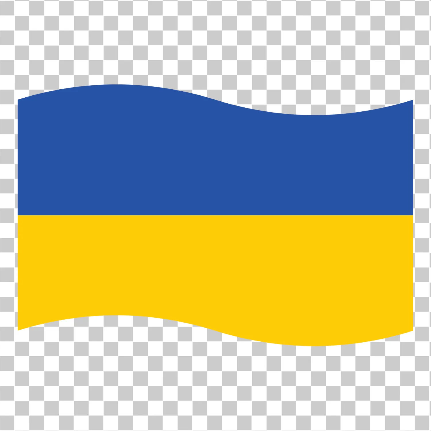 Ukrajina mávající vlajka vektor, Modrá a žlutá národní vlajka Ukrajiny Realistická ilustrace země PNG, 